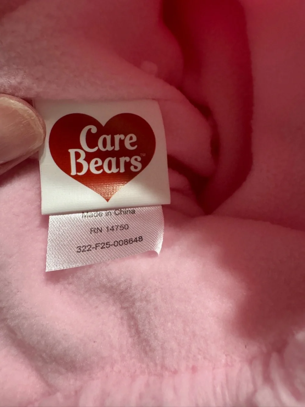 Care Bears Pink Sherpa Beanie and Mittens Set